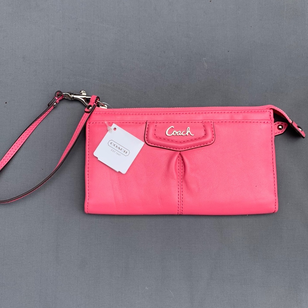 Pink Coach Clutch